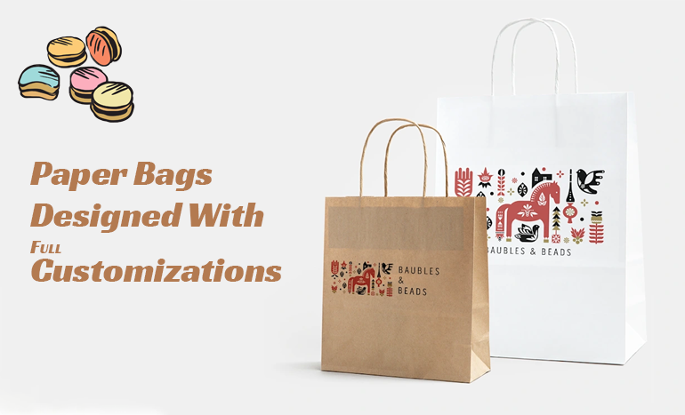 Paper Bags Designed Full Customizations